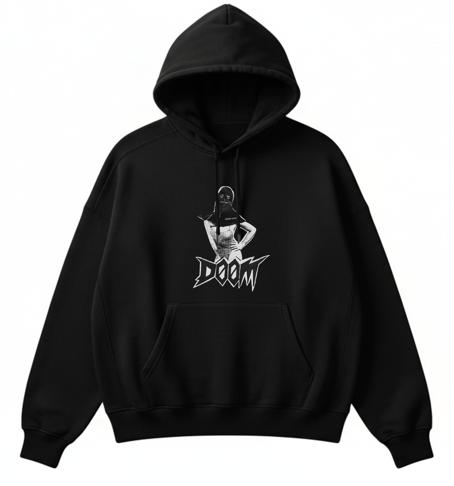 DØØM HOODIE BABE BLACK
